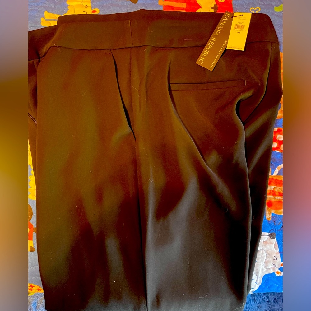 NWT-Banana Republic Wide Leg dress pants-Black